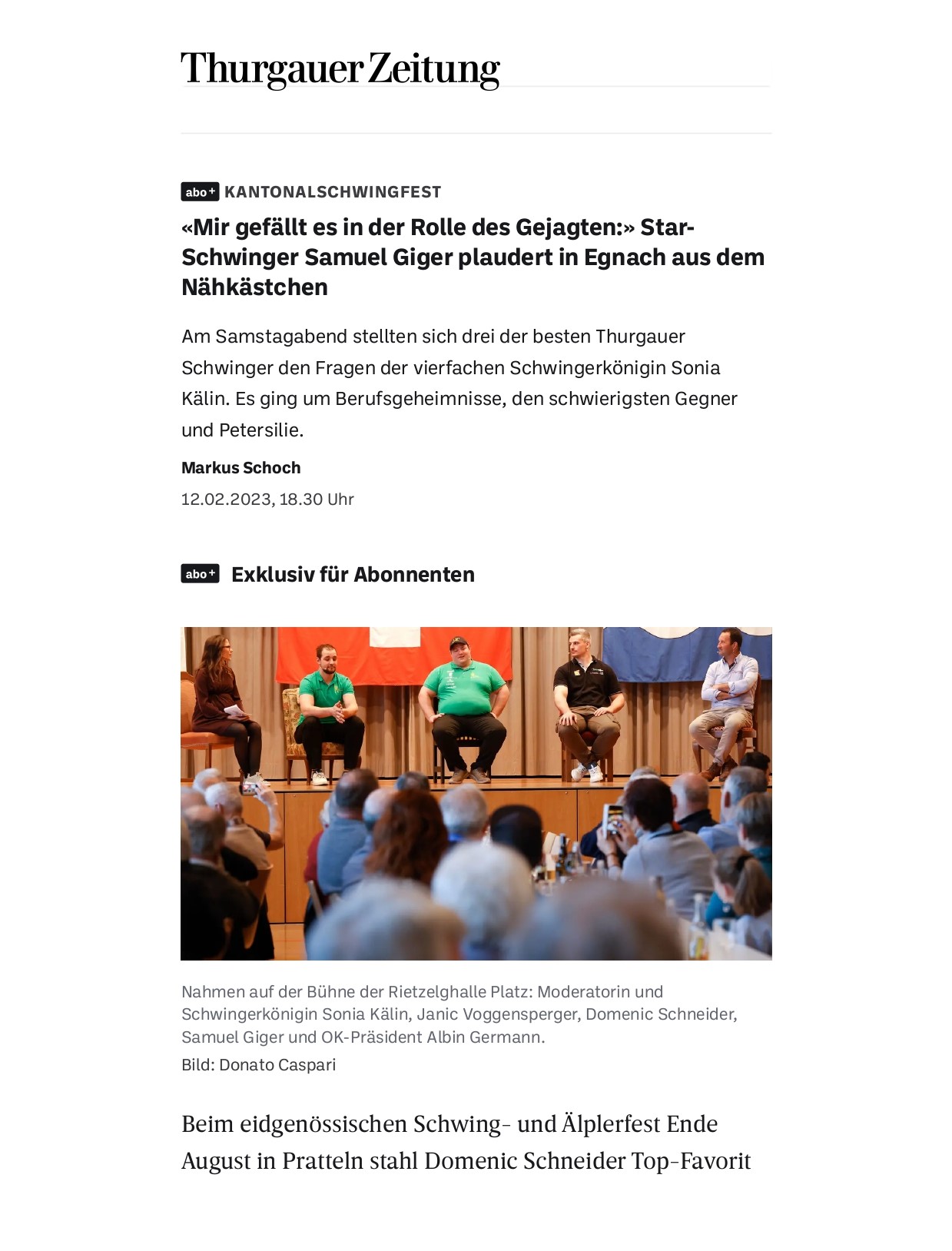 20230211 ThurgauerZeitung__Schwinger-Talk_001